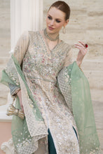 Silver 3pc Handwork Long Shirt with Contrast Trousers – The Occasion OS6