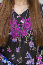 Black Floral 3pc Embroidered Lawn Suit Rangrez by Sakeena Hasan RBS8