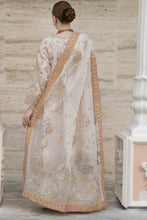 Silver 3pc Organza Handwork Frock with Sharara – The Occasion OS3