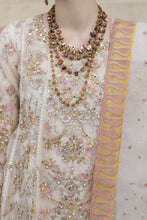 Silver 3pc Organza Handwork Frock with Sharara – The Occasion OS3