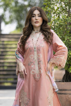 Gul Warun 3pc Thread & Sequin Embroidered Cotton Suit with Scalloped Hem – AMG5