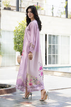 Aleezay 2pc Hand-Embellished Tea Pink Floral Silk Kaftan – AKF4