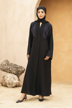 Zaina Veil of Grace – Hand Embellished Classic Black Abaya ZMD6