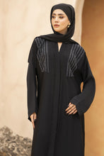 Zaina Veil of Grace – Hand Embellished Classic Black Abaya ZMD6