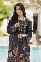 Aleezay 2pc Hand-Embellished Floral Charmeuse Silk Kaftan – AKF2