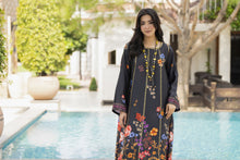 Aleezay 2pc Hand-Embellished Floral Charmeuse Silk Kaftan – AKF2