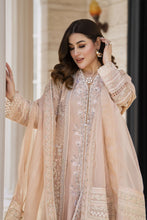 Shaadi by Silver Pink Embroidered Organza Handwork Long Gown Set SXS3