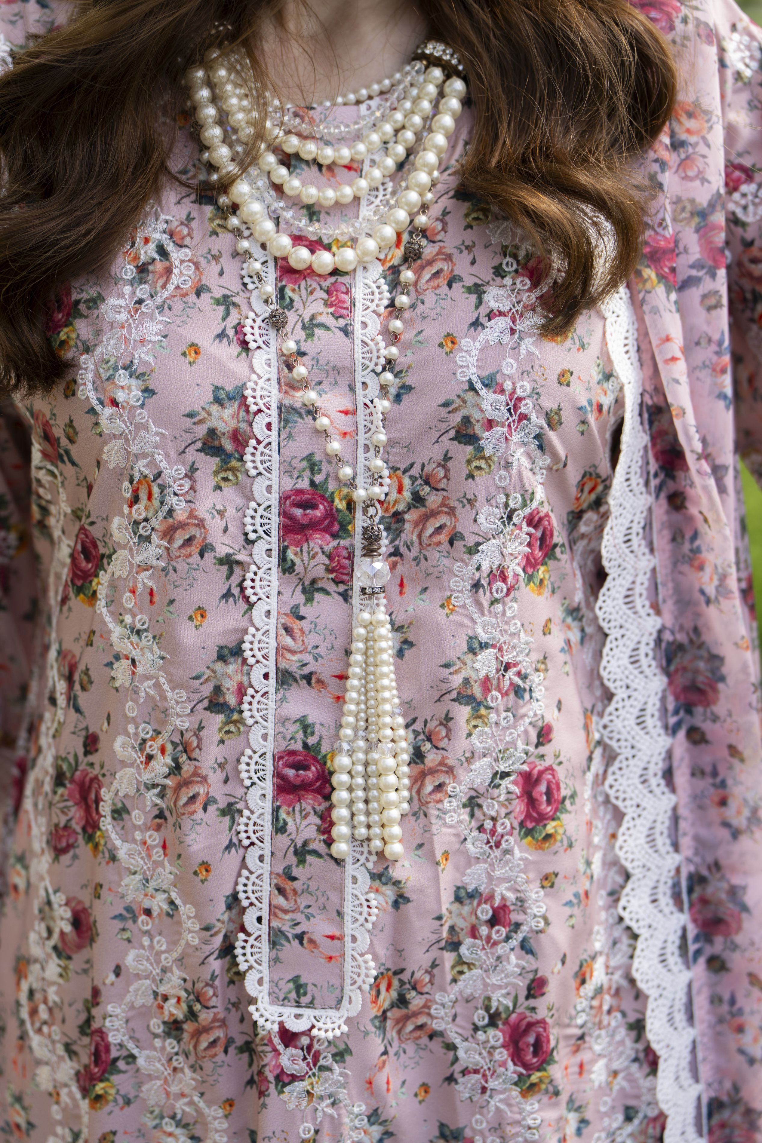 Modern Muse by Arwah – 3pc Printed & Embroidered Grip Suit MMB7