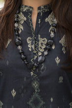 Dawn Petals by Sahar Dark-Toned Embroidered Co-ord Set DPS2