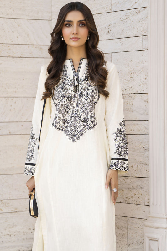 Zaiwa Winterlite 3Pc Khaddar Embroidered Suit ZWL3