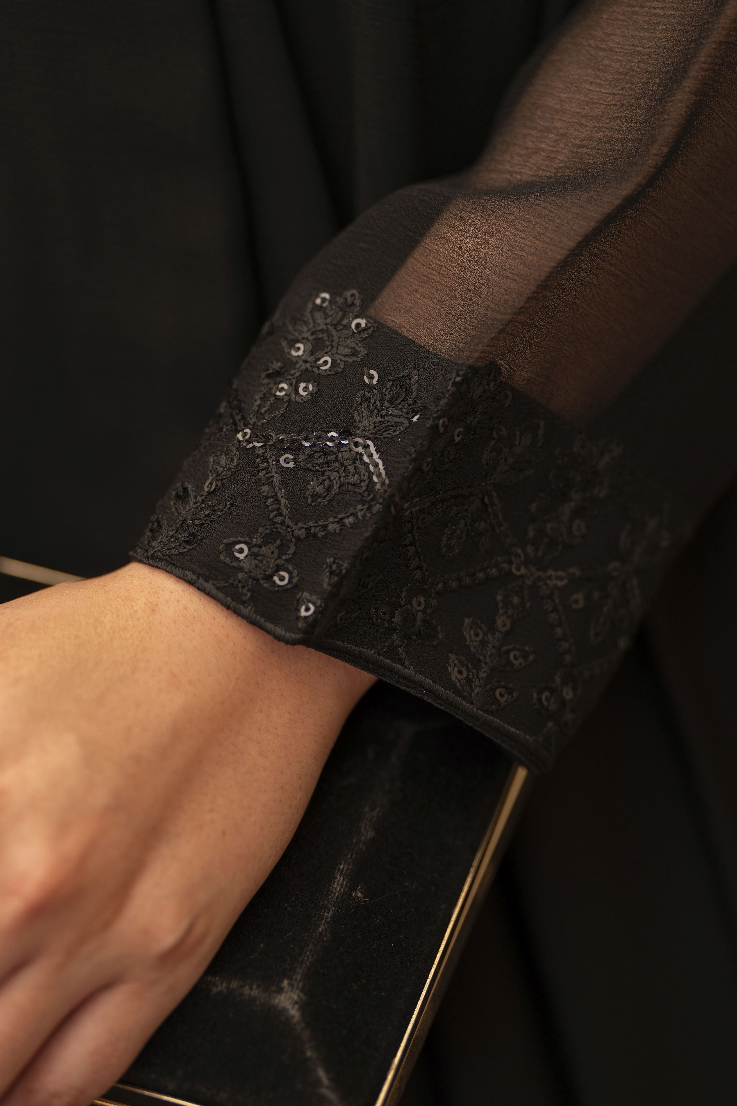 Black Long Frock by Bahaar e Gul Warun BGW04