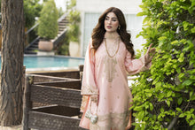 Gul Warun 3pc TEmbroidered Cotton Suit with Chiffon Scalloped Dupatta – AMG7
