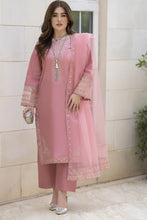Gul Warun 3pc Thread & Sequin Embroidered Cotton Suit with Organza Dupatta – AMG2