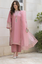 Gul Warun 3pc Thread & Sequin Embroidered Cotton Suit with Organza Dupatta – AMG2