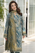 Zaina Bliss 3pc Printed Lawn Long Shirt With Gota Work Bliss2
