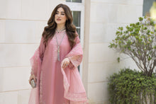 Gul Warun 3pc Thread & Sequin Embroidered Cotton Suit with Organza Dupatta – AMG2