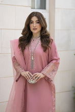 Gul Warun 3pc Thread & Sequin Embroidered Cotton Suit with Organza Dupatta – AMG2