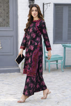 2pc Lawn Shirt with Embroidered Borders and Wide Leg Trousers by Zaiwa – LTZ2