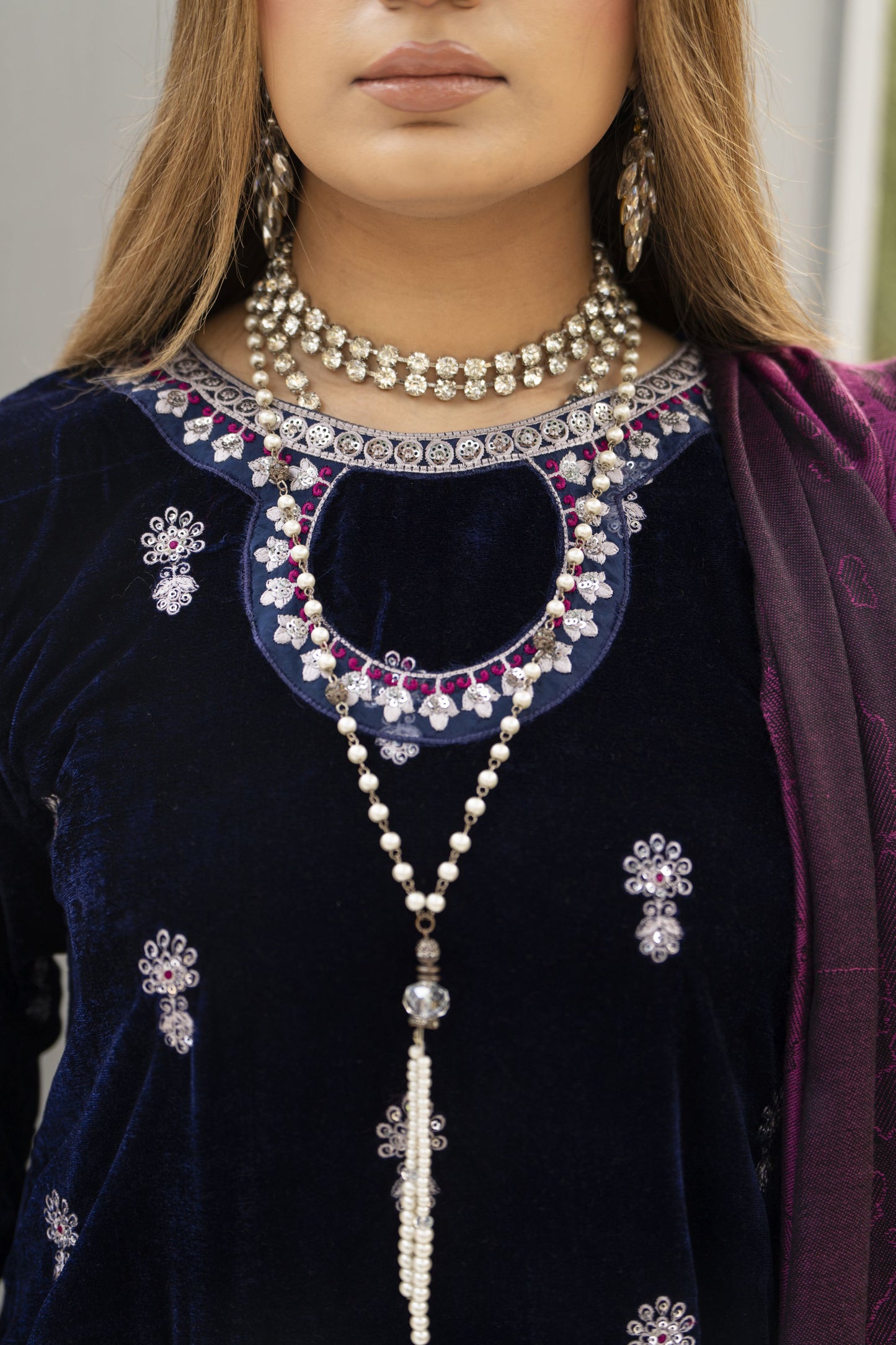 Zaina Plush – Elin Velvet Ready to Wear 3pc Suit