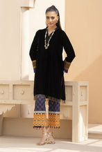 Opera Luxury Black Velvet Ready to Wear 2 Pcs Dress by Gulwarun GW382