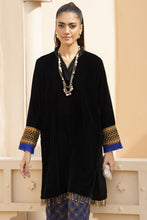 Opera Luxury Black Velvet Ready to Wear 2 Pcs Dress by Gulwarun GW382