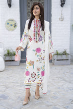 Zaiwa Ivory Linen 3pc Ready to Wear Designer Womens Dress | Sku Code: ZBRW12
