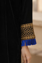 Opera Luxury Black Velvet Ready to Wear 2 Pcs Dress by Gulwarun GW382