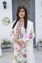 Zaiwa Ivory Linen 3pc Ready to Wear Designer Womens Dress | Sku Code: ZBRW12