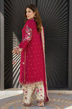 Shaadi by Silver Shocking Pink Chiffon Handwork Formal Shalwar Set SXS4