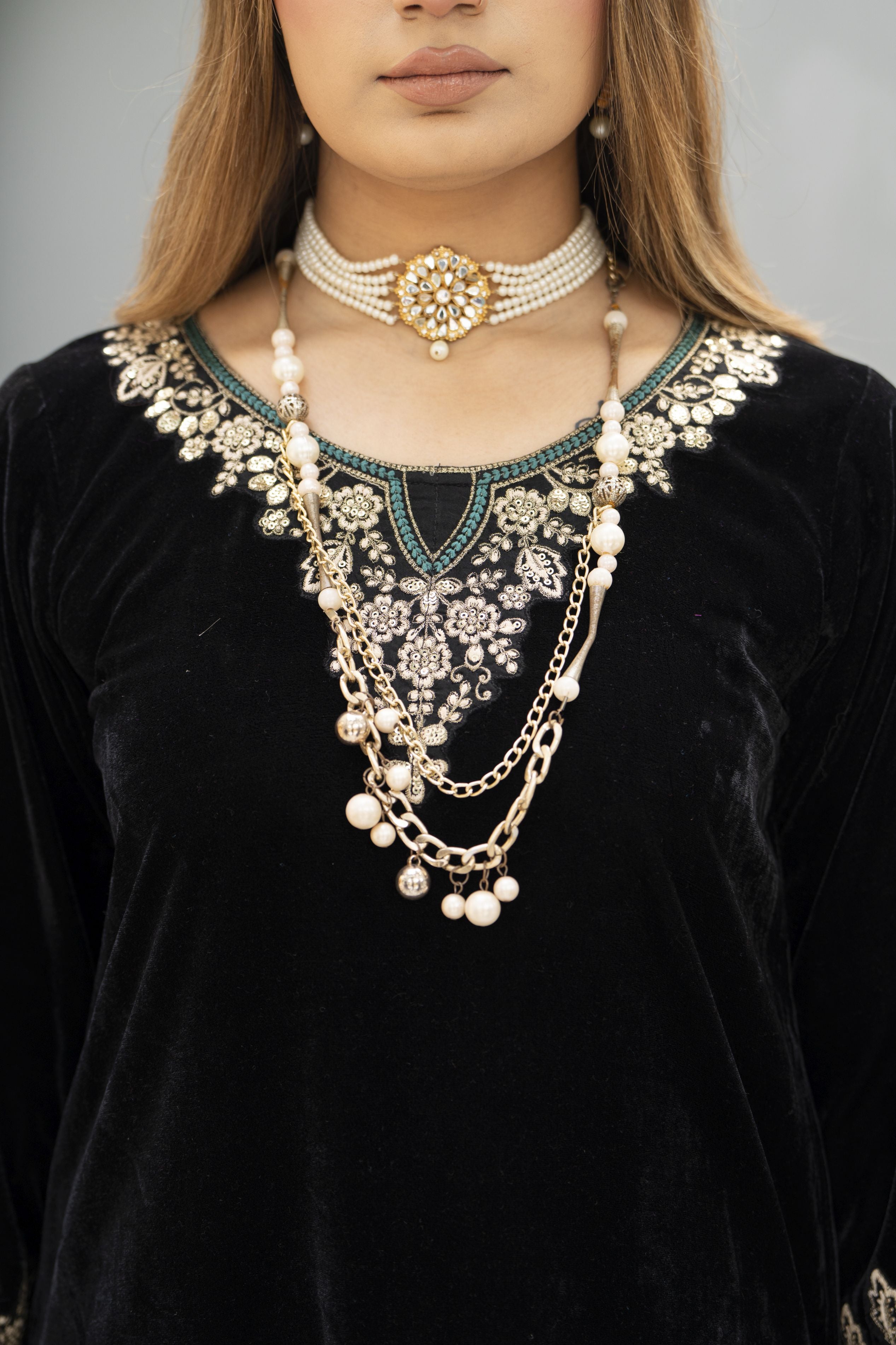 Zaina Plush – Kiva Velvet Ready to Wear 3pc Suit