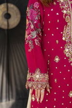 Shaadi by Silver Shocking Pink Chiffon Handwork Formal Shalwar Set SXS4