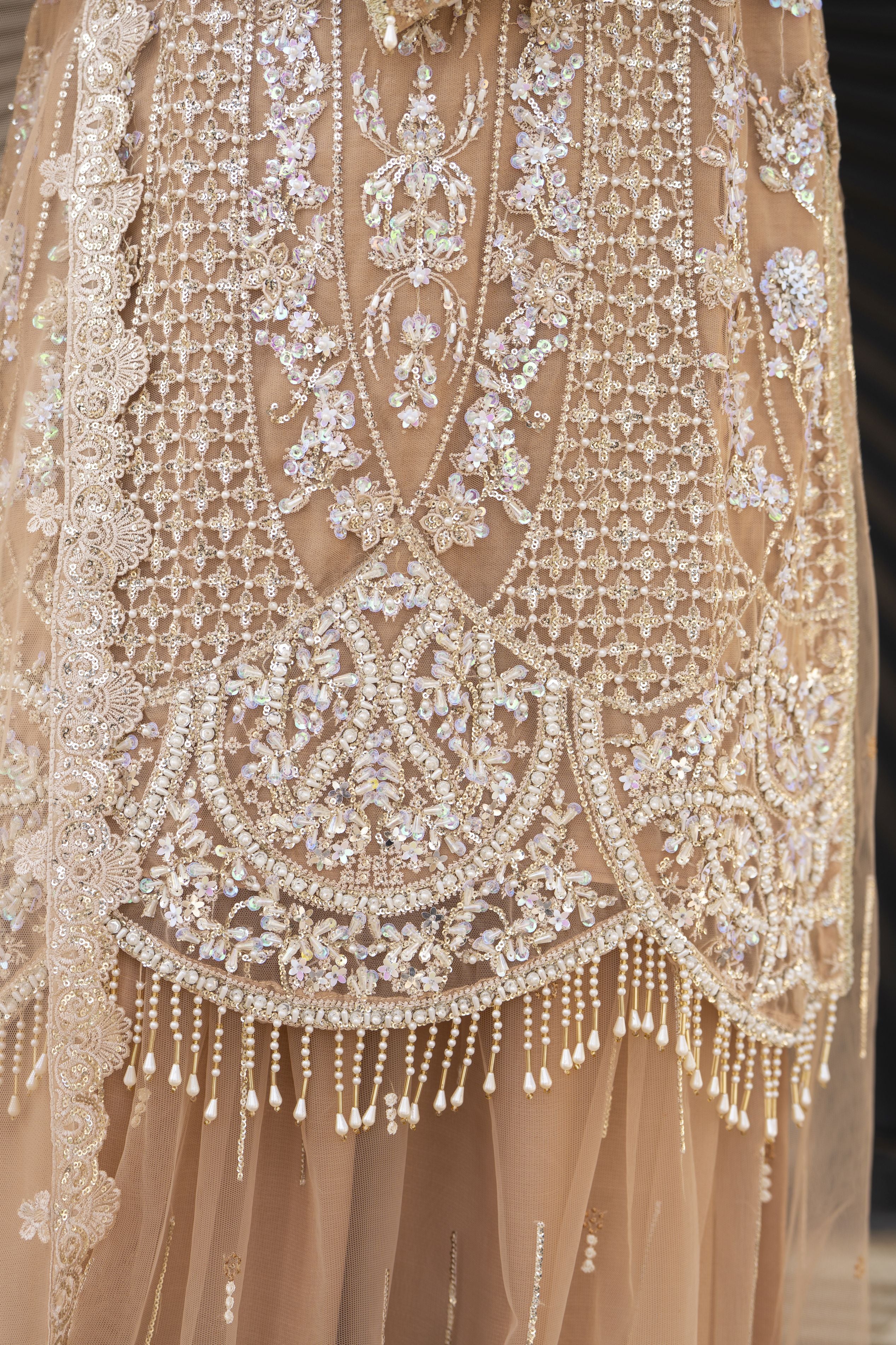 Shaadi by Silver Embroidered Net Handwork Sharara Set SXS1