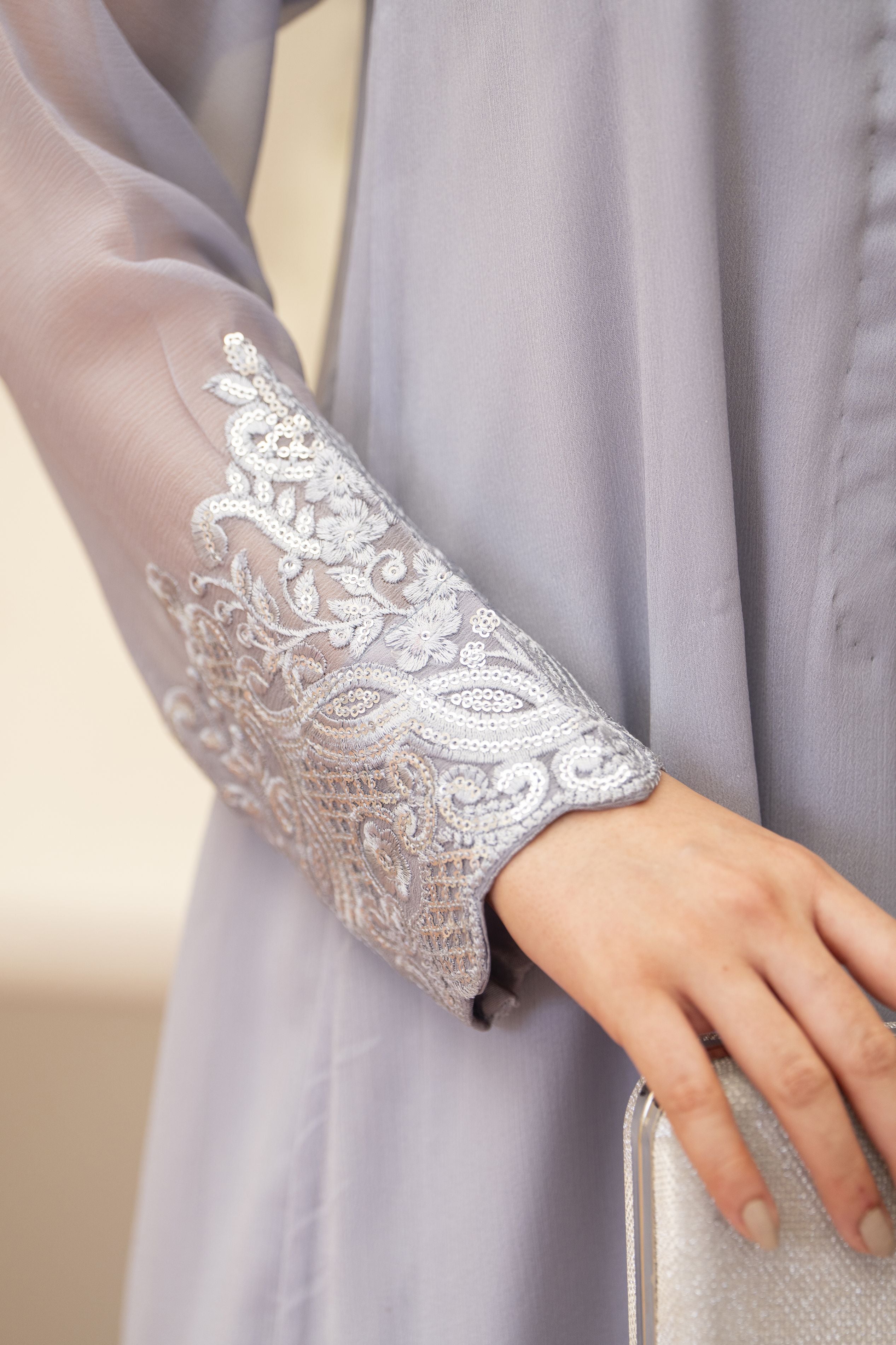 Lavender Long Frock Style 3PC Dress by Bahaar e Gul Warun BGW03