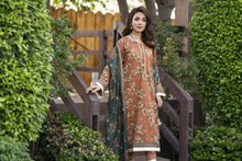 Zaina Bliss 3pc Printed Lawn Long Shirt With Gota Work Bliss5