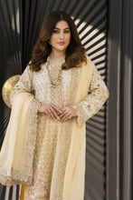 Shaadi by Silver Embroidered Chiffon Handwork Long Shirt Set SXS2