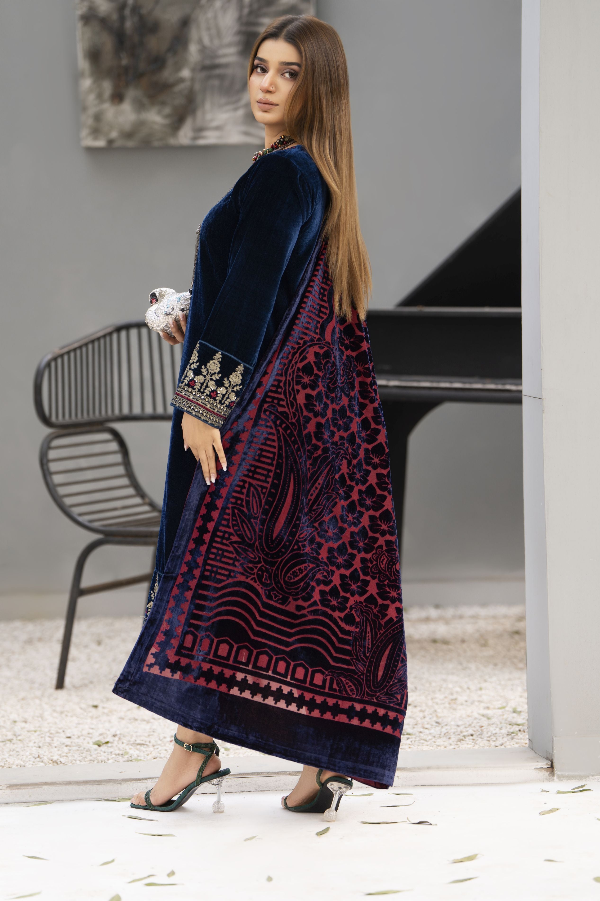 Zaina Plush – Noira Velvet Ready to Wear 3pc Suit