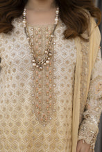Shaadi by Silver Embroidered Chiffon Handwork Long Shirt Set SXS2