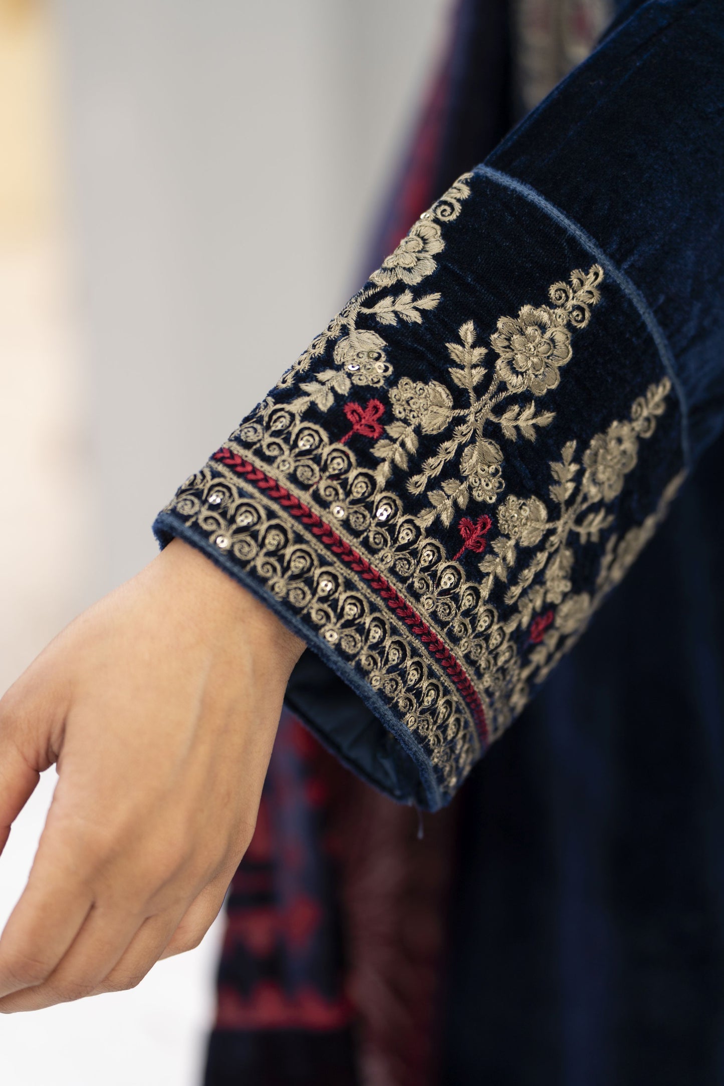 Zaina Plush – Noira Velvet Ready to Wear 3pc Suit