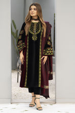 Zaina Plush – Ziva Dual-Tone Velvet Ready to Wear 3pc Suit