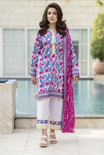 Zaina Bliss 3pc Printed Lawn Suit With Gota Work Bliss1