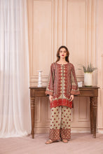 Beige and Maroon Ethnic Print Coord Set – Grip Coords by Sakeena Hasan GCS8