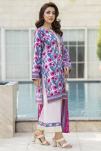 Zaina Bliss 3pc Printed Lawn Suit With Gota Work Bliss1