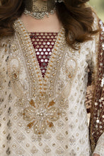 Shaadi by Silver Off White Chiffon Handwork Formal Sharara Set SXS5