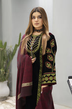 Zaina Plush – Ziva Dual-Tone Velvet Ready to Wear 3pc Suit