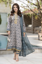 Zaina Bliss 3pc Printed Lawn Suit With Gota Work Bliss10