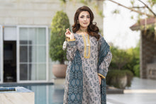 Zaina Bliss 3pc Printed Lawn Suit With Gota Work Bliss10