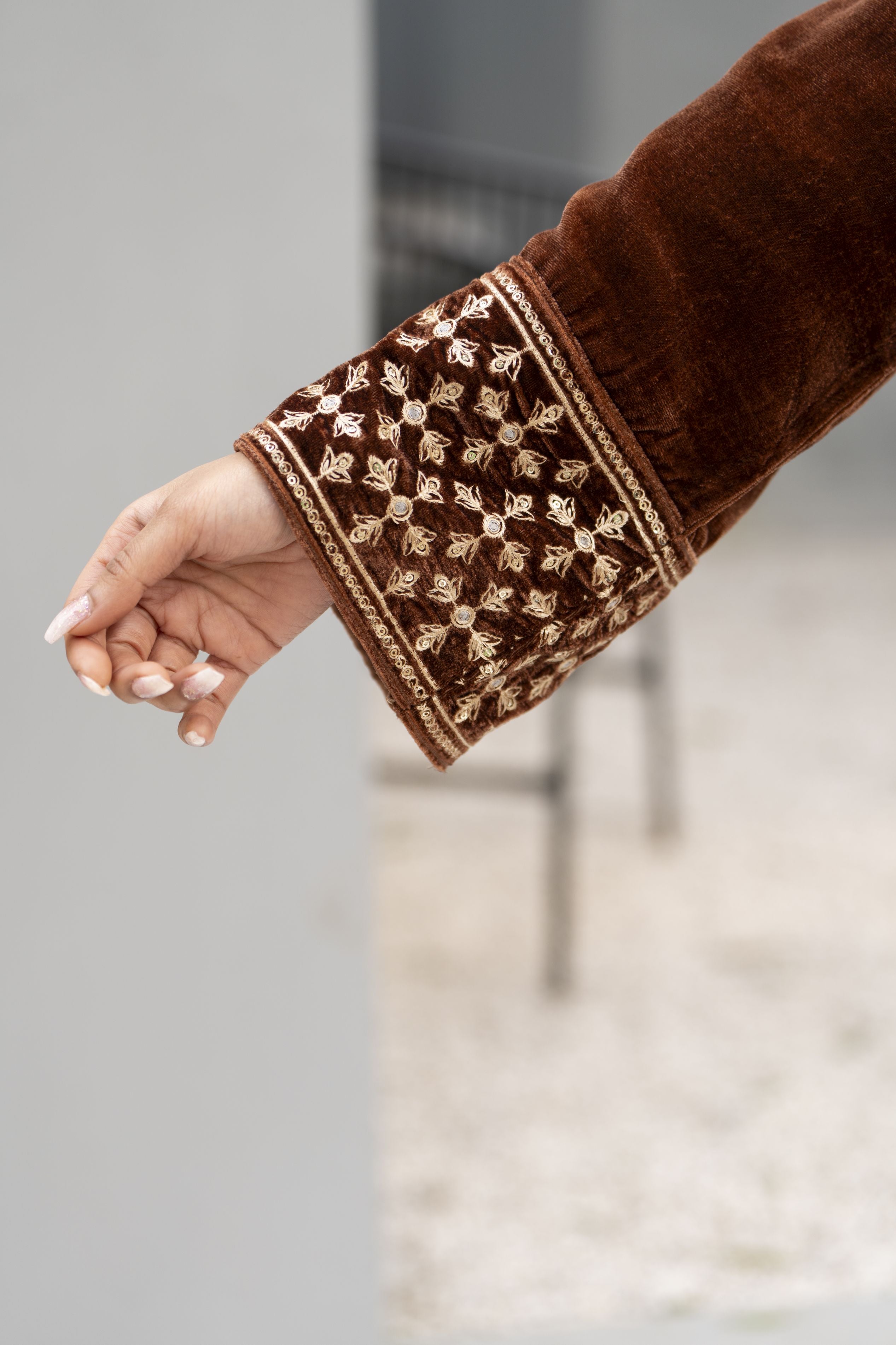 Zaina Plush – Tara Velvet Ready to Wear 3pc Suit