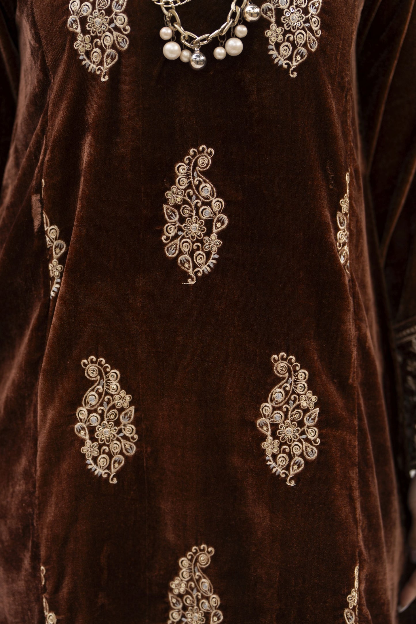 Zaina Plush – Tara Velvet Ready to Wear 3pc Suit