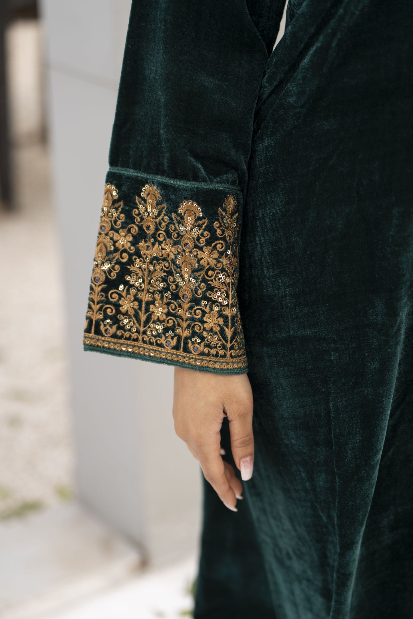 Zaina Plush – Aira Velvet Ready to Wear 3pc Suit