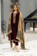 Zaina Plush – Raya Velvet Ready to Wear 3pc Suit
